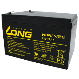 Batteria per carrozzina 12Ah 12V Long WP12-12E | telebaterias.com