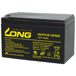 Rollstuhlbatterie 14Ah 12V Long WP14-12NE | telebaterias.com