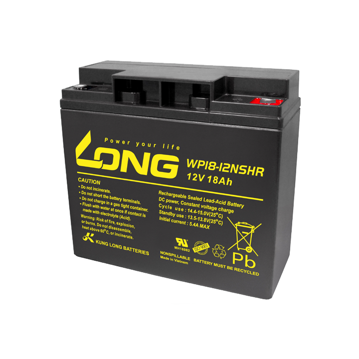 UPS battery 18Ah 12V Long WP18-12NSHR | telebaterias.com