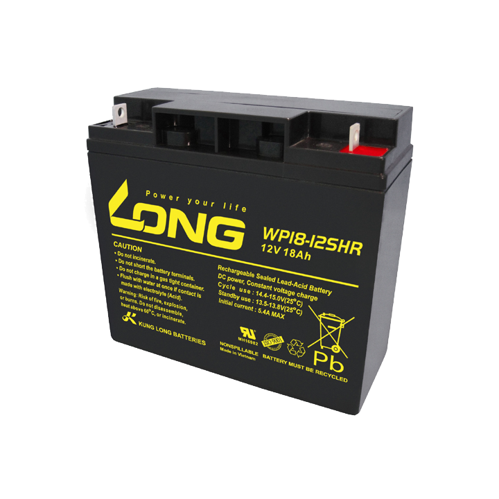 USV-Batterie 18Ah 12V Long WP18-12SHR | telebaterias.com