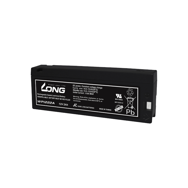 Batteria per UPS 2Ah 12V Long WP1222A | telebaterias.com