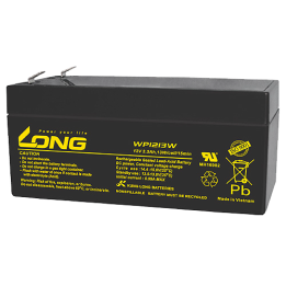UPS battery 3.30Ah 12V Long WP1213W | telebaterias.com