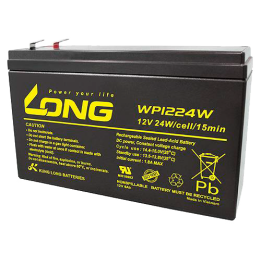 Batería para SAI 6Ah 12V Long WP1224W | telebaterias.com