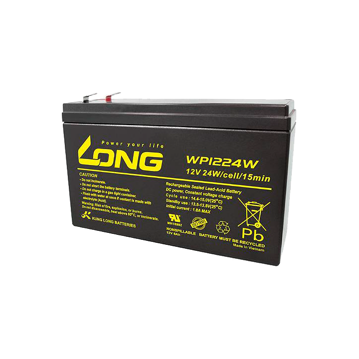 Batería para SAI 6Ah 12V Long WP1224W | telebaterias.com