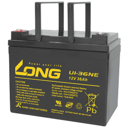 Rollstuhlbatterie 36Ah 12V Long U1-36NE | telebaterias.com