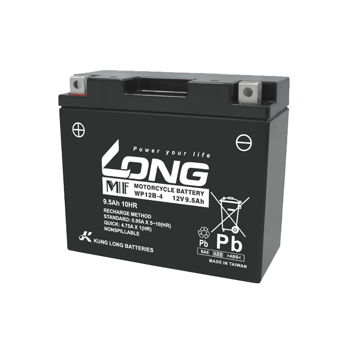 UPS battery 9.50Ah 12V Long WP12B-4 | telebaterias.com