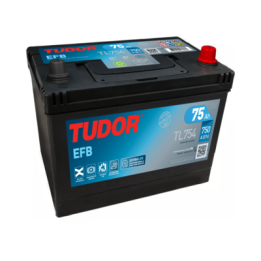 Batteria Start-Stop 75Ah 12V 750A Tudor TL754 | telebaterias.com