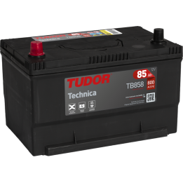 Batterie de voiture 85Ah 12V 800A Tudor TB858 | telebaterias.com