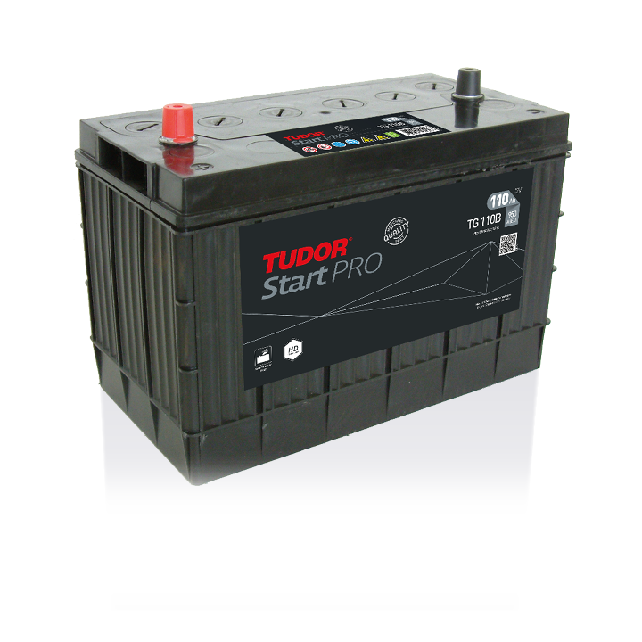 Batería de camión 110Ah 12V 950A Tudor TG110B | telebaterias.com