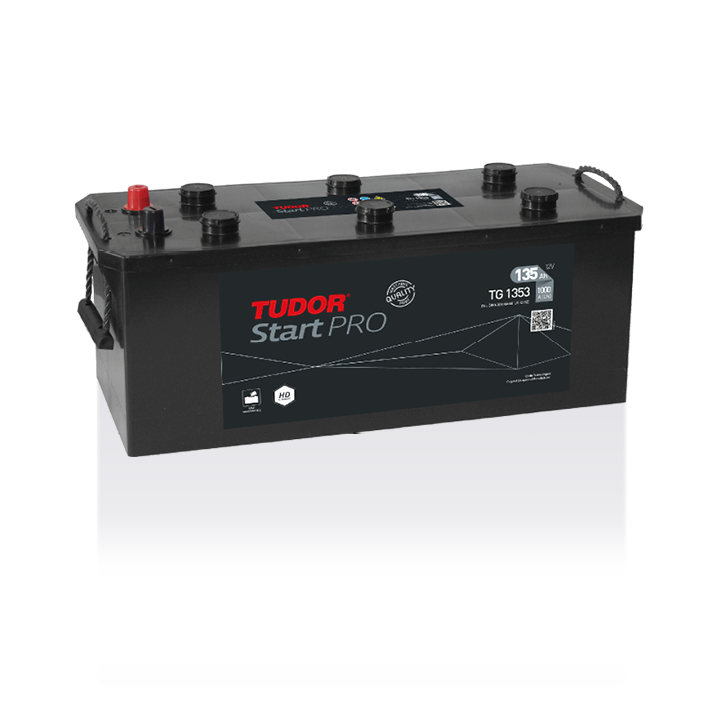 Batteria per camion 135Ah 12V 1000A Tudor TG1353 | telebaterias.com