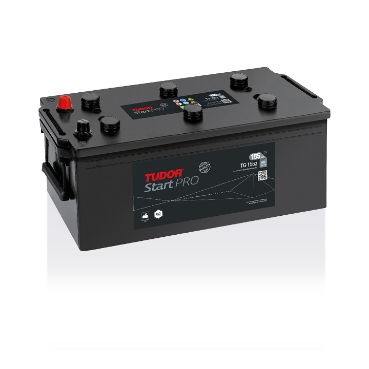 LKW-Batterie 155Ah 12V 900A Tudor TG1553 | telebaterias.com