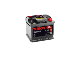 Car battery 41Ah 12V 370A Tudor TC412 | telebaterias.com