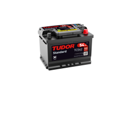 Batteria per auto 54Ah 12V 500A Tudor TC542 | telebaterias.com