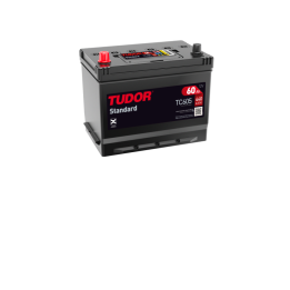 Car battery 60Ah 12V 440A Tudor TC605 | telebaterias.com