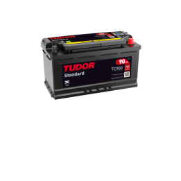 Batteria per auto 90Ah 12V 720A Tudor TC900 | telebaterias.com