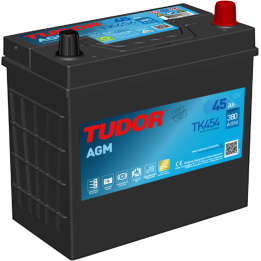 Batteria ausiliaria 45Ah 12V 380A Tudor TK454 | telebaterias.com