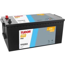 Batería de camión 235Ah 12V 1300A Tudor TF2353+ | telebaterias.com