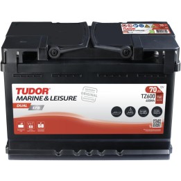 Batería de barco 70Ah 12V 760A Tudor TZ600 | telebaterias.com