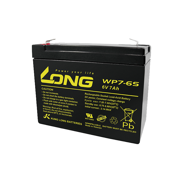 Batteria per UPS 7Ah 6V Long WP7-6S | telebaterias.com