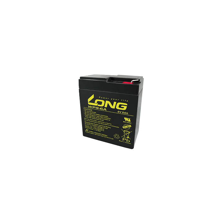 USV-Batterie 9Ah 6V Long WP9-6A | telebaterias.com