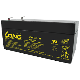 Batterie pour onduleur 3Ah 12V Long WP3-12 | telebaterias.com
