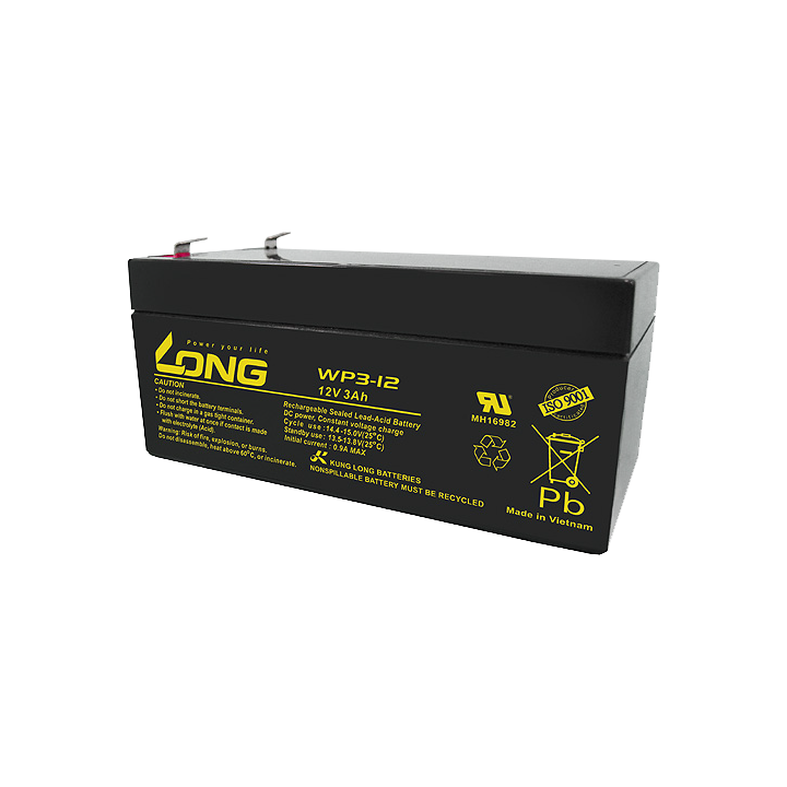 UPS battery 3Ah 12V Long WP3-12 | telebaterias.com