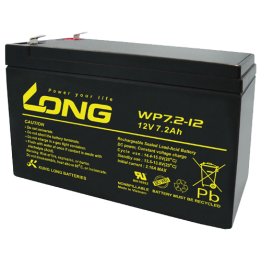 Batteria per UPS 7.20Ah 12V Long WP7.2-12 | telebaterias.com