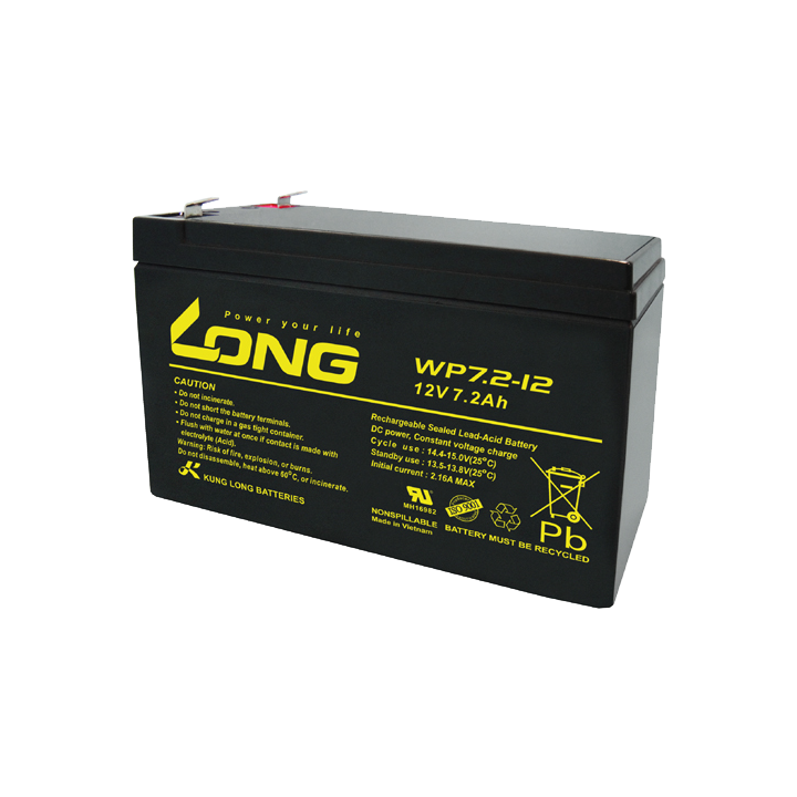 UPS battery 7.20Ah 12V Long WP7.2-12 | telebaterias.com