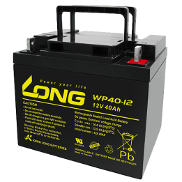 Batería para silla de ruedas 40Ah 12V Long WP40-12 | telebaterias.com