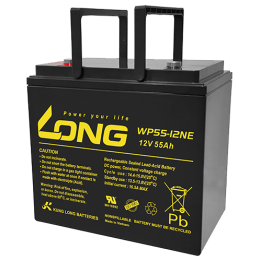 Wheelchair battery 55Ah 12V Long WP55-12NE | telebaterias.com