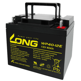 Batteria per carrozzina 40Ah 12V Long WP40-12E | telebaterias.com