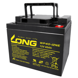 Batteria per carrozzina 40Ah 12V Long WP40-12NE | telebaterias.com