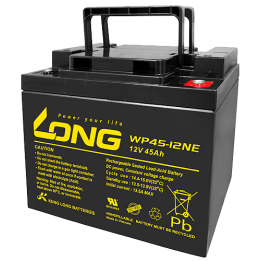 Bateria para cadeira de rodas 45Ah 12V Long WP45-12NE | telebaterias.com