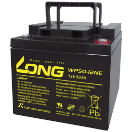 Wheelchair battery 50Ah 12V Long WP50-12NE | telebaterias.com