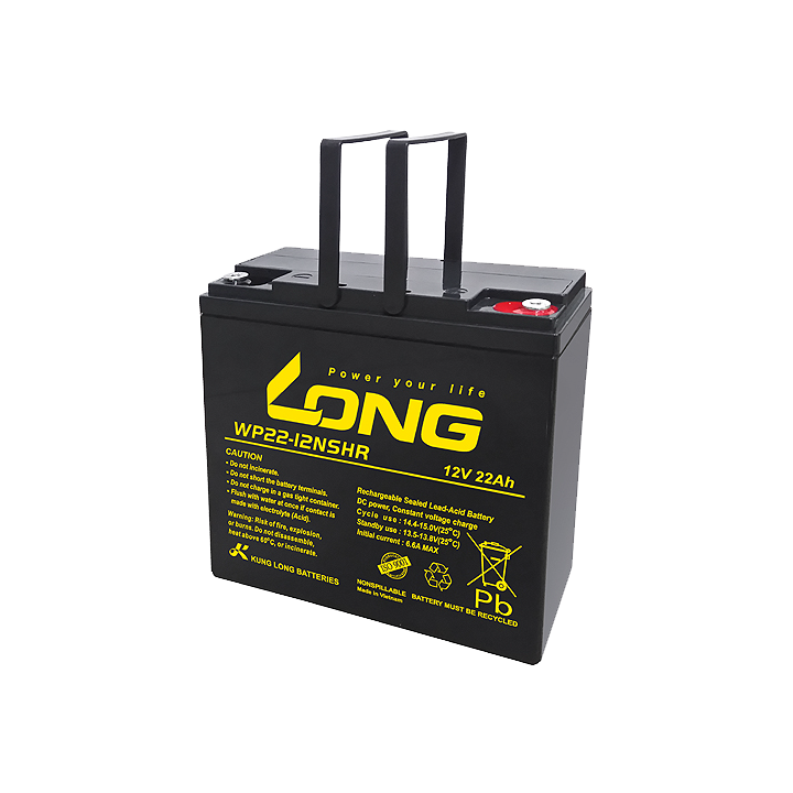 USV-Batterie 22Ah 12V Long WP22-12NSHR | telebaterias.com