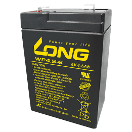 Batteria per UPS 4.50Ah 6V Long WP4.5-6 | telebaterias.com