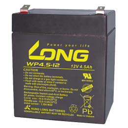 UPS battery 4.50Ah 12V Long WP4.5-12 | telebaterias.com