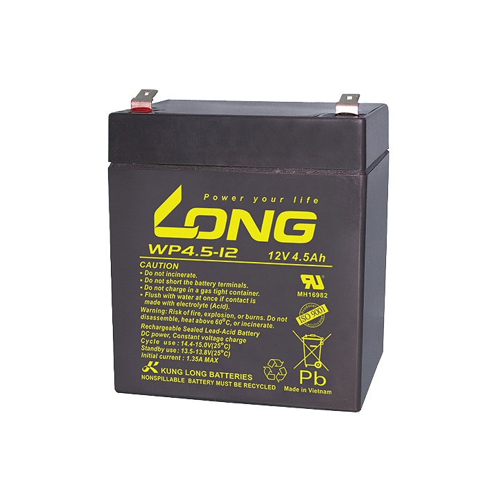 UPS battery 4.50Ah 12V Long WP4.5-12 | telebaterias.com