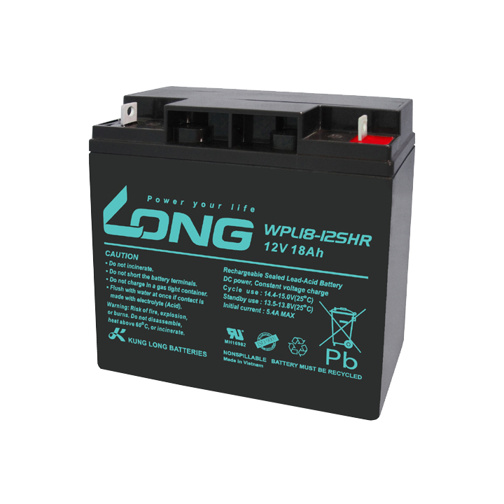 Batteria per UPS 18Ah 12V Long WPL18-12SHR | telebaterias.com