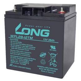 Batería para SAI 28Ah 12V Long WPL28-12TM | telebaterias.com