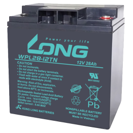 UPS battery 28Ah 12V Long WPL28-12TN | telebaterias.com