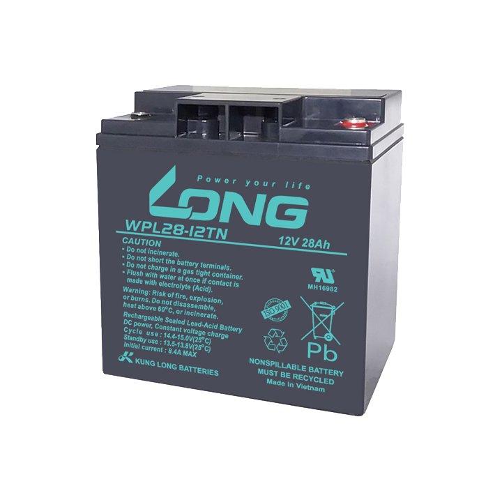 Bateria para UPS 28Ah 12V Long WPL28-12TN | telebaterias.com