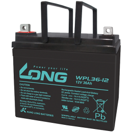 Batterie pour onduleur 36Ah 12V Long WPL36-12 | telebaterias.com
