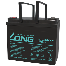 UPS battery 36Ah 12V Long WPL36-12N | telebaterias.com