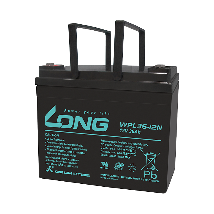 UPS battery 36Ah 12V Long WPL36-12N | telebaterias.com