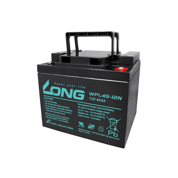 UPS battery 45Ah 12V Long WPL45-12N | telebaterias.com