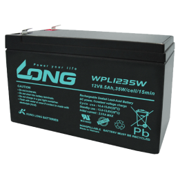 UPS battery 8.50Ah 12V Long WPL1235W | telebaterias.com