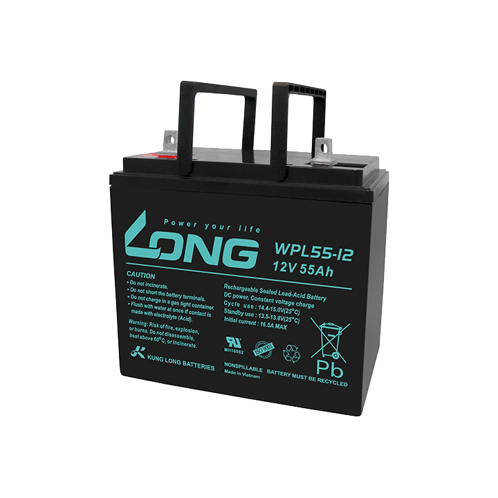 UPS battery 55Ah 12V Long WPL55-12 | telebaterias.com