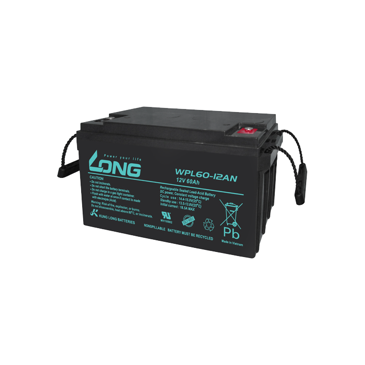 UPS battery 60Ah 12V Long WPL60-12AN | telebaterias.com