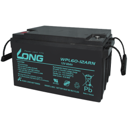 USV-Batterie 60Ah 12V Long WPL60-12ARN | telebaterias.com